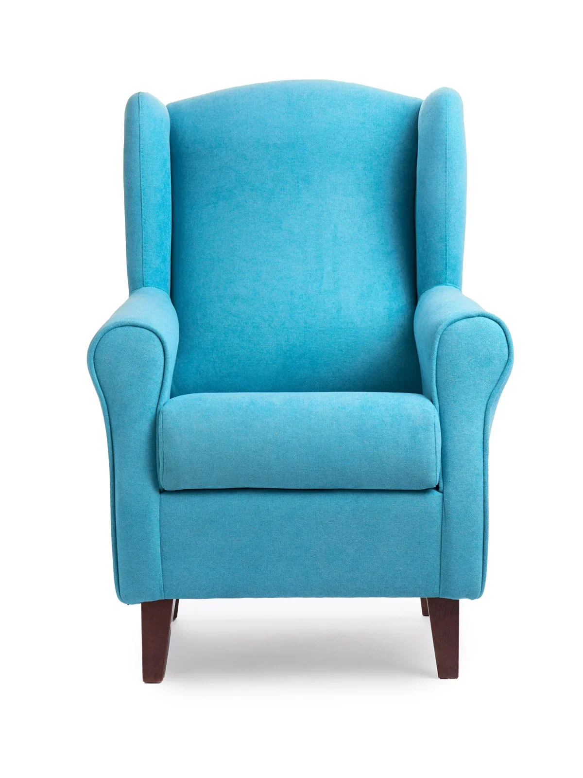 sillón individual azul turquesa
