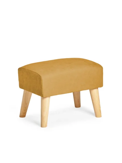 Puff nordico mostaza