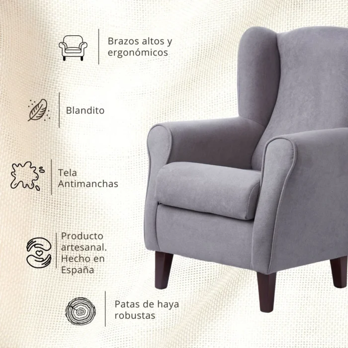 Sillon Orejero Roma