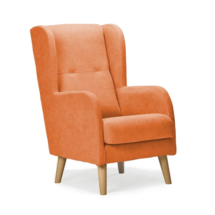 sillon nordico dakota naranja