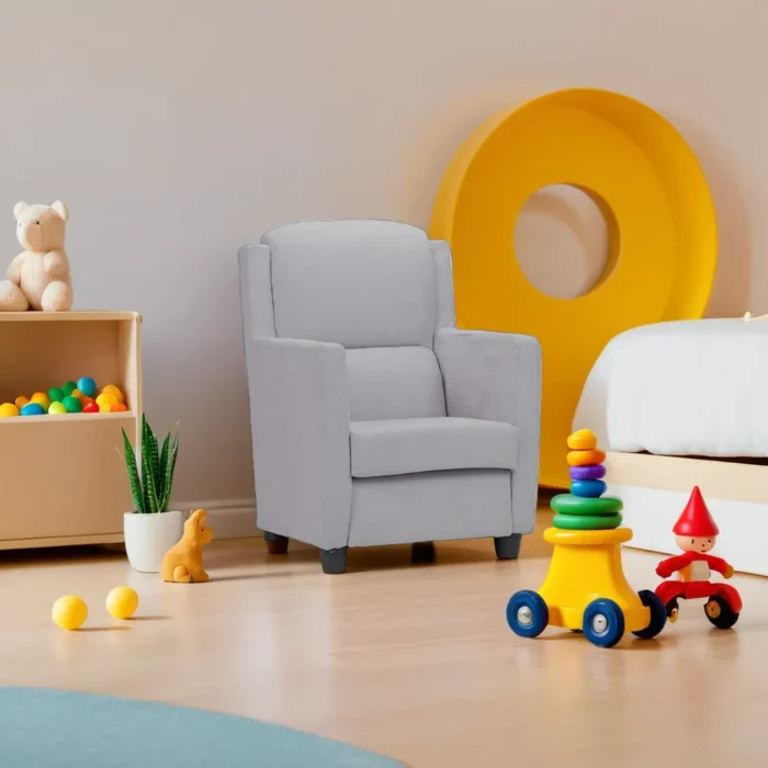 sillon infantil gris1