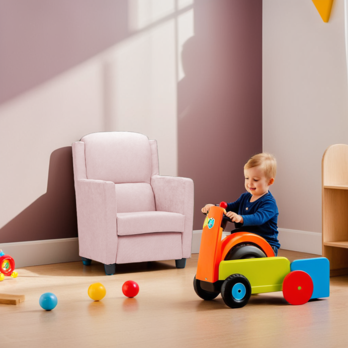 sillon infantil rosa2