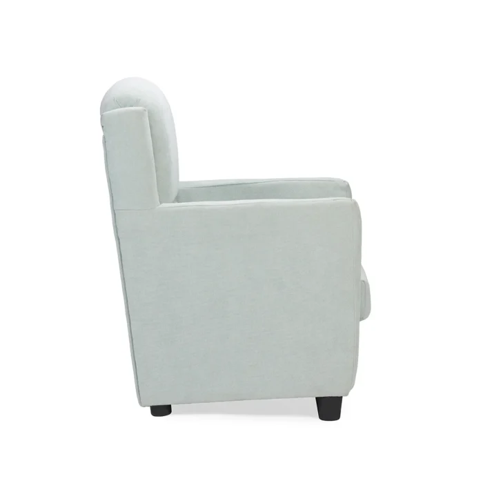 sillon infantil verde agua lateral