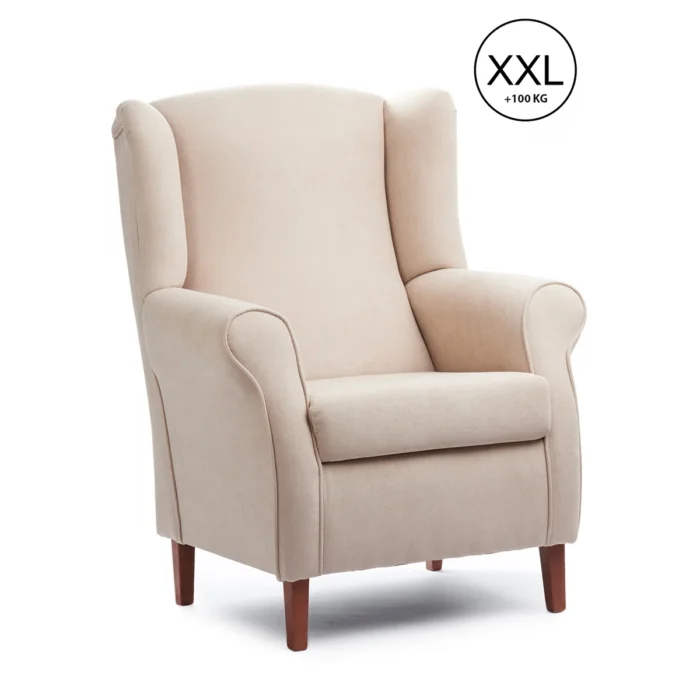 sillon xxl beige nogal