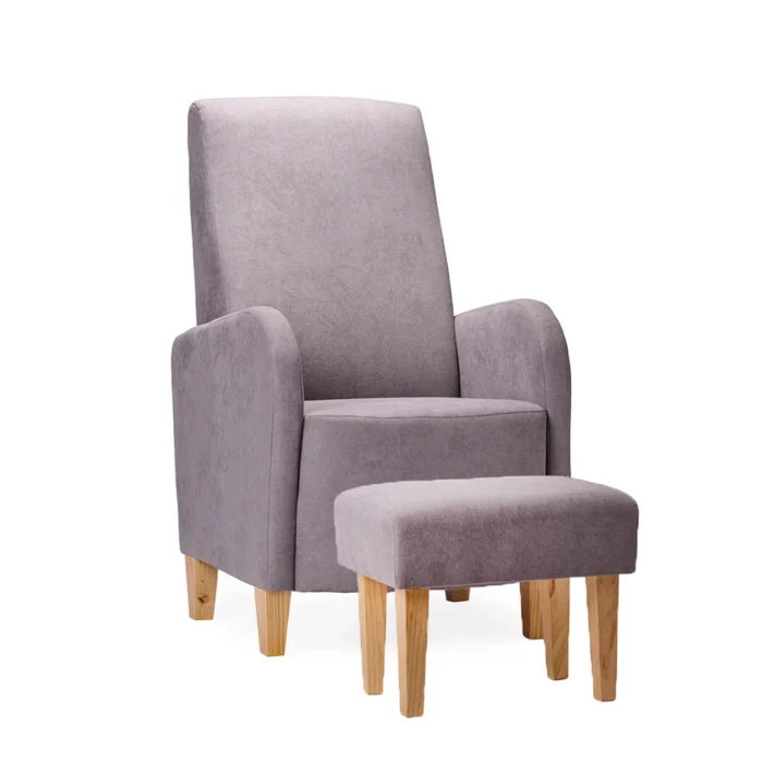 sillon rodero praga principal pata cuadrada con reposapies