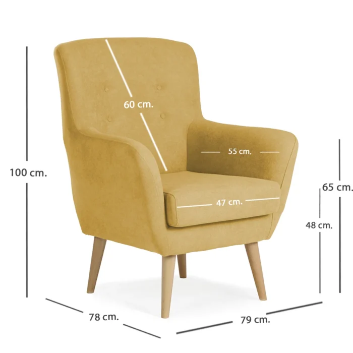 sillon nordico helsinki mostaza medidas